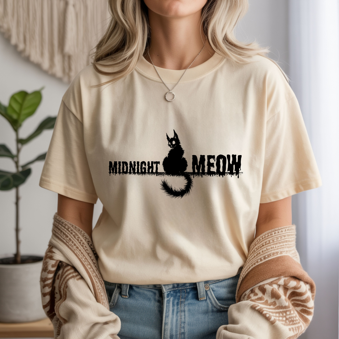 Midnight Meow Unisex T-Shirt