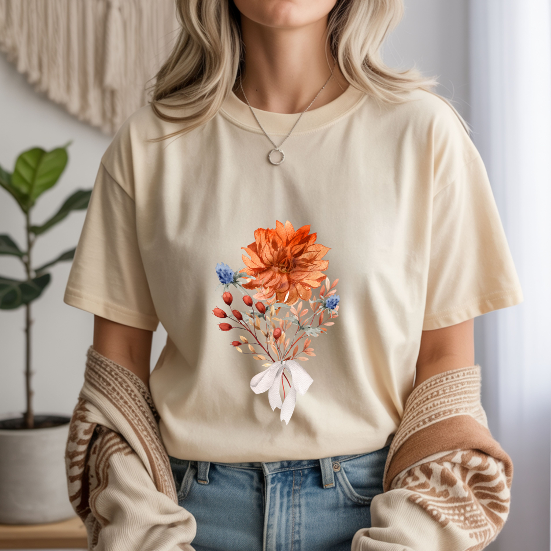Autumn Flower Bouquet Unisex T-Shirt