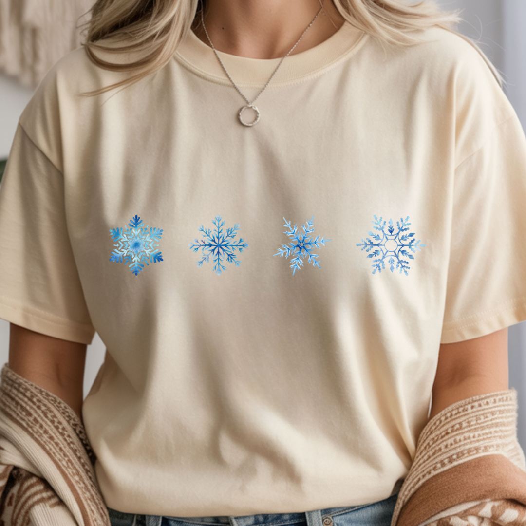 Snowflakes - Winter Unisex T-Shirt