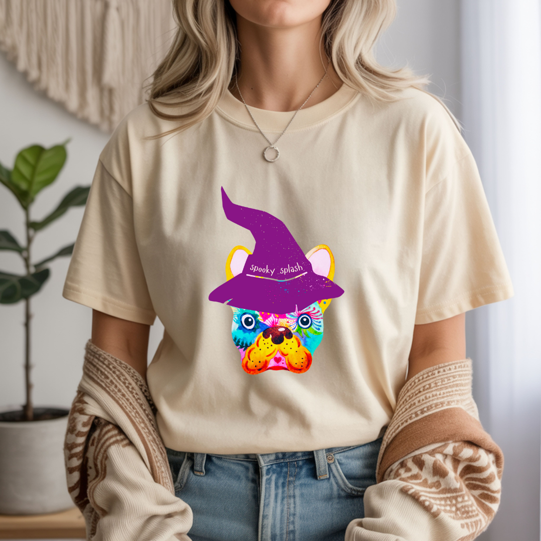 Spooky Splash - Halloween Dog Unisex T-Shirt