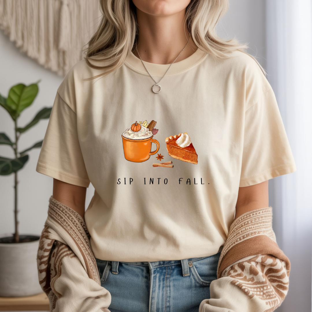 Sip into Fall Unisex T-Shirt