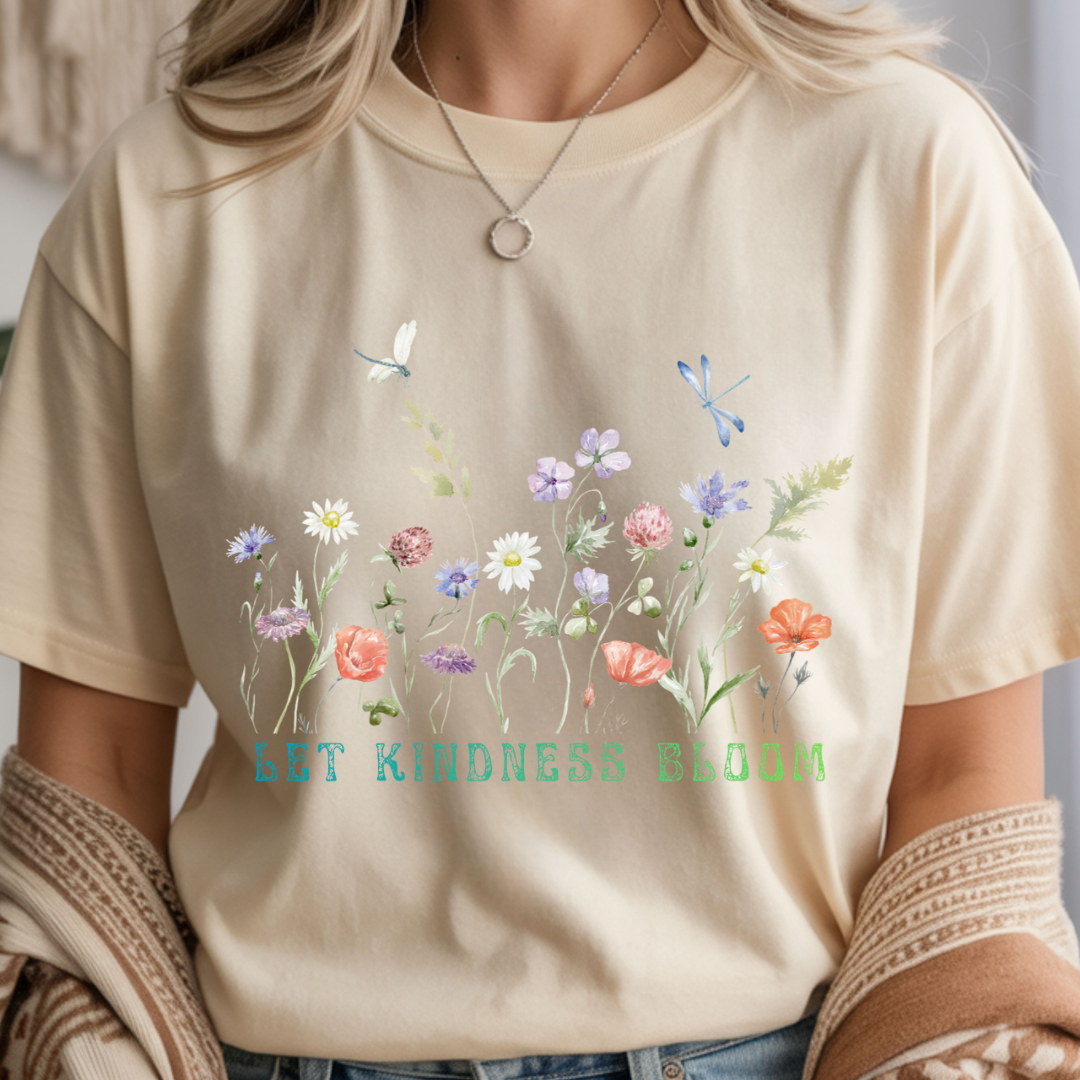 Let Kindness Bloom - Spring Unisex T-Shirt