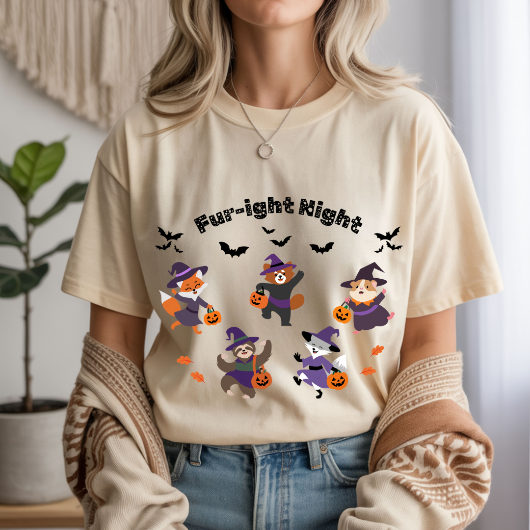Fur-ight Night - Halloween Unisex T-Shirt