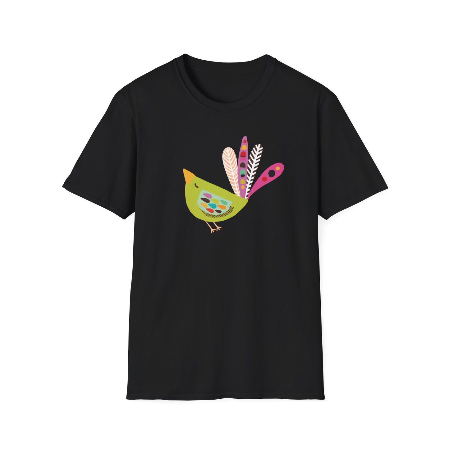 Folk Bird - Spring Unisex T-Shirt