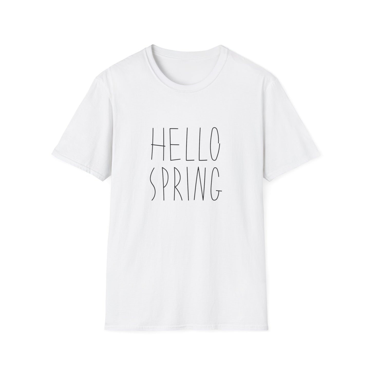 Hello Spring Script - Spring Unisex T-Shirt