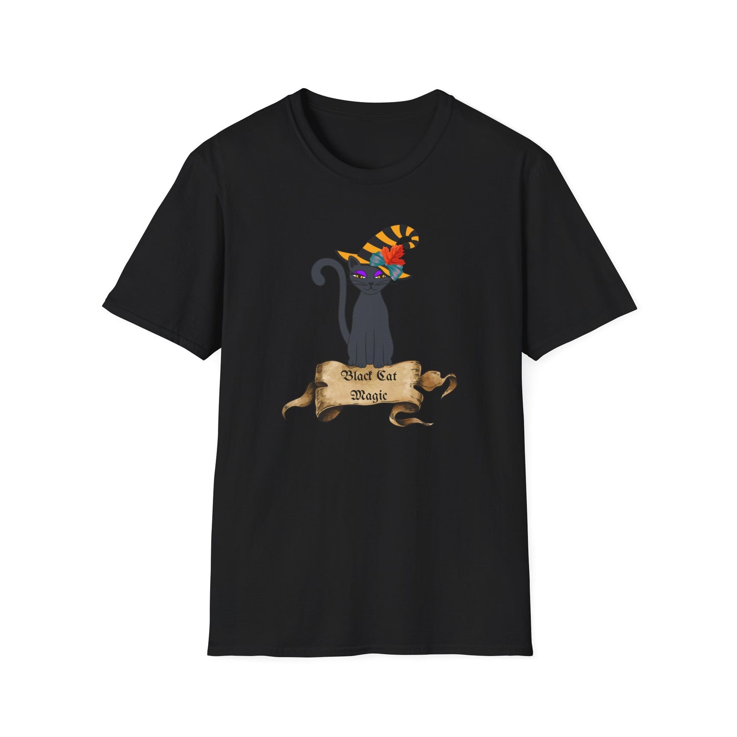 Black Cat Magic - Halloween Unisex T-Shirt