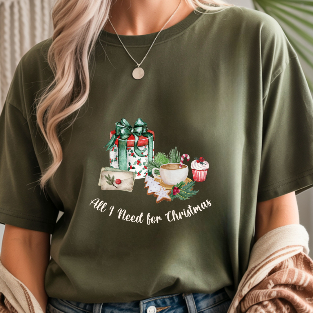 All I Need for Christmas - Christmas Unisex T-Shirt