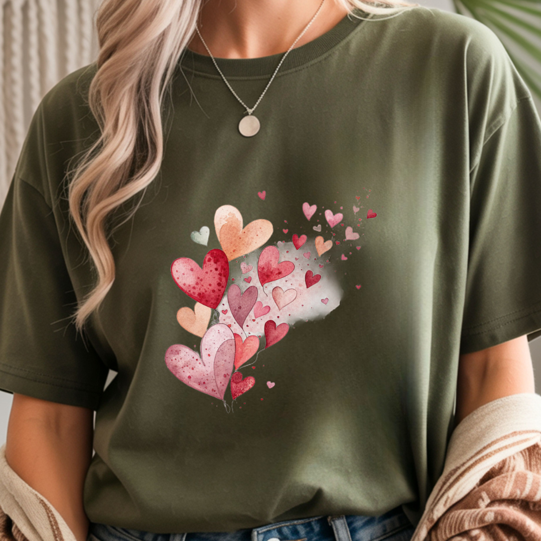 Magical Hearts - Valentines Day Unisex T-Shirt