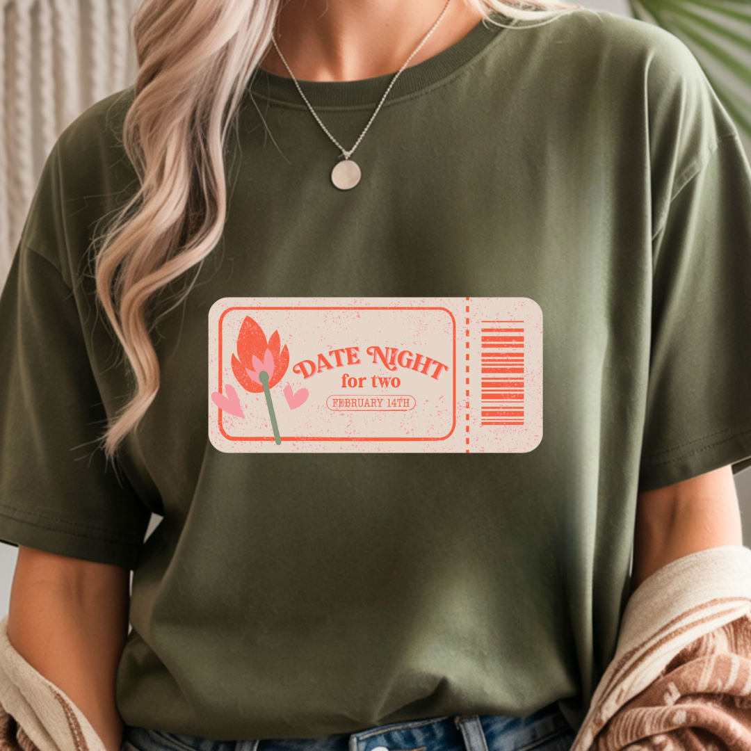 Date Night for Two - Valentines Day Unisex T-Shirt