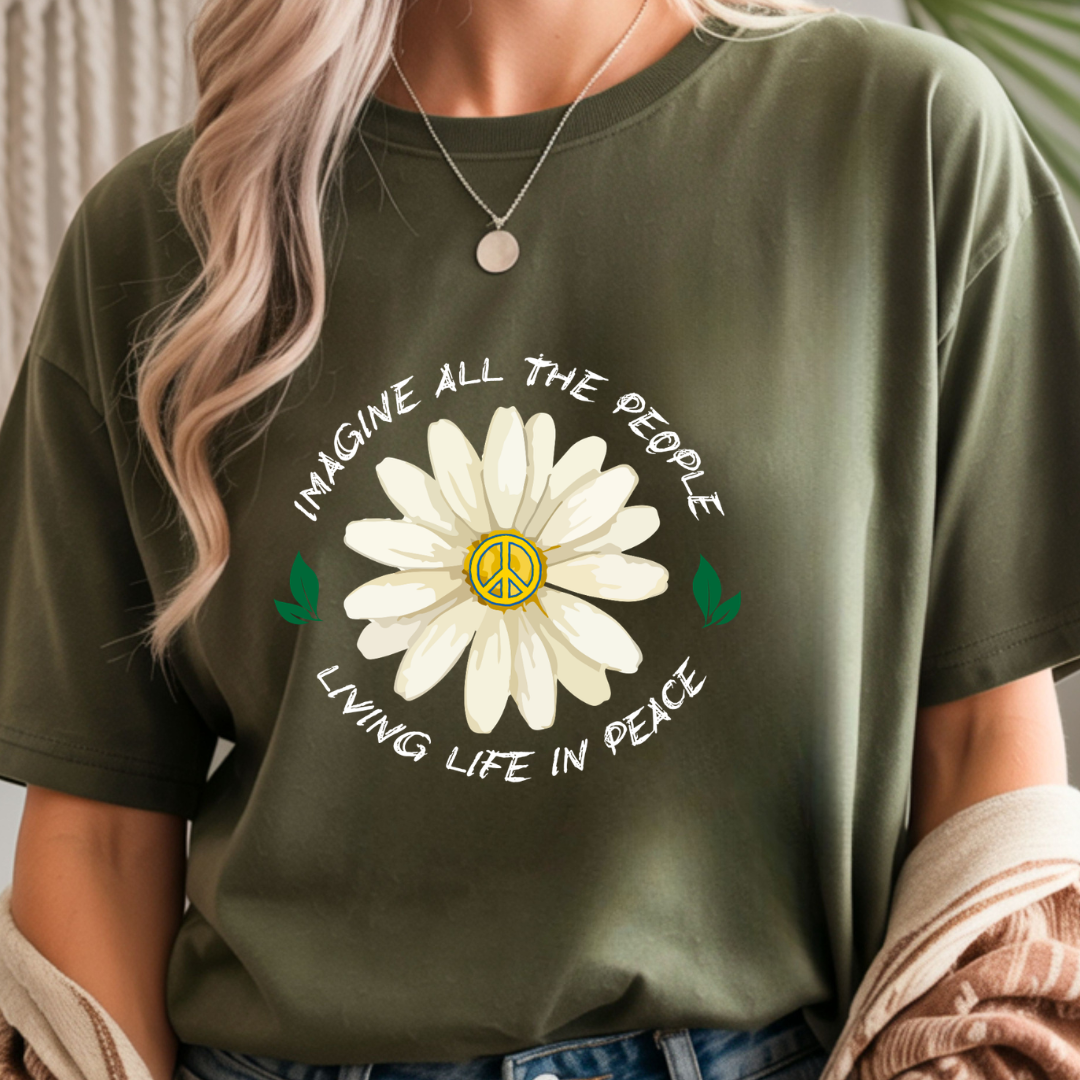 Peace Daisy - Spring Unisex T-Shirt
