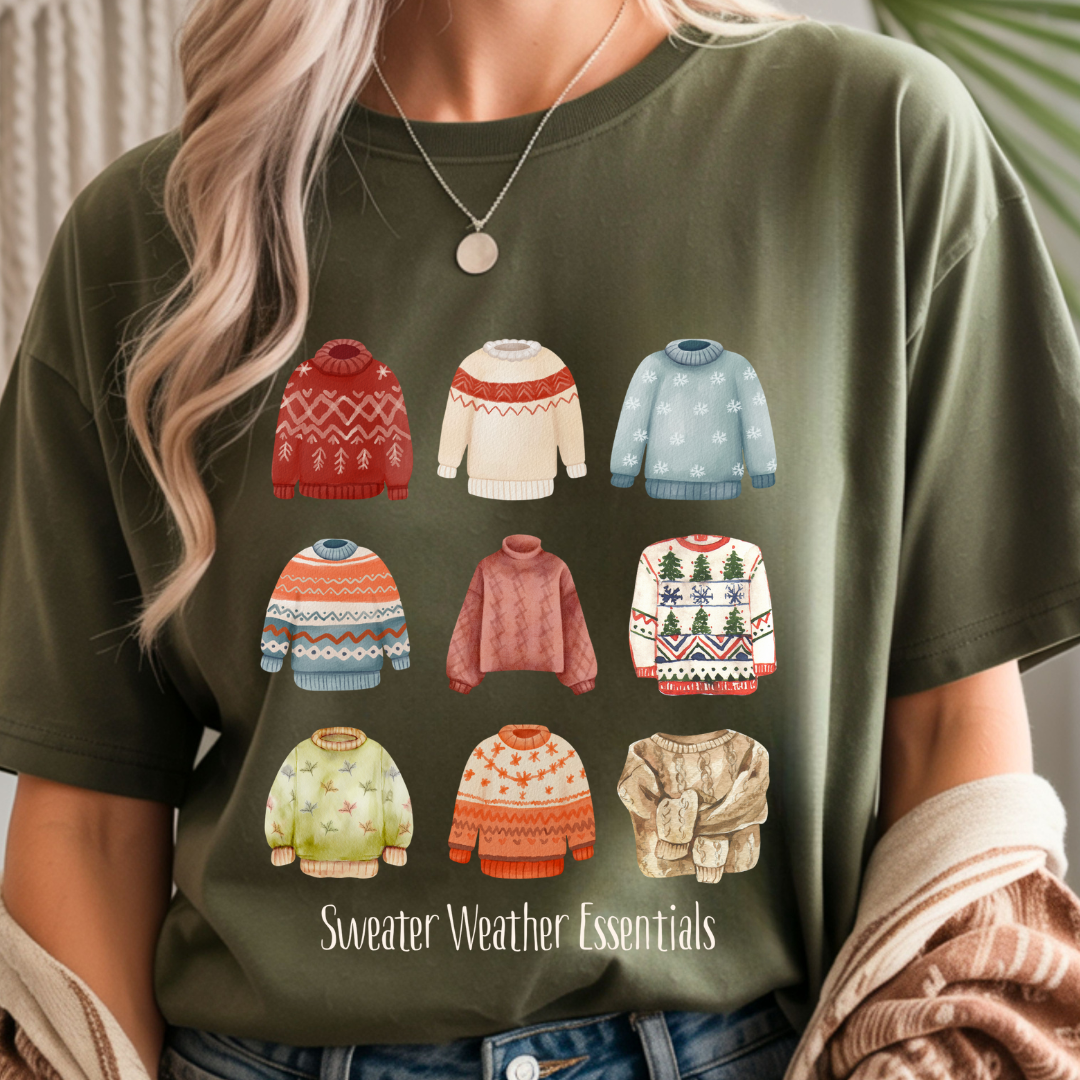 Sweater Weather Essentials - Winter Unisex T-Shirt