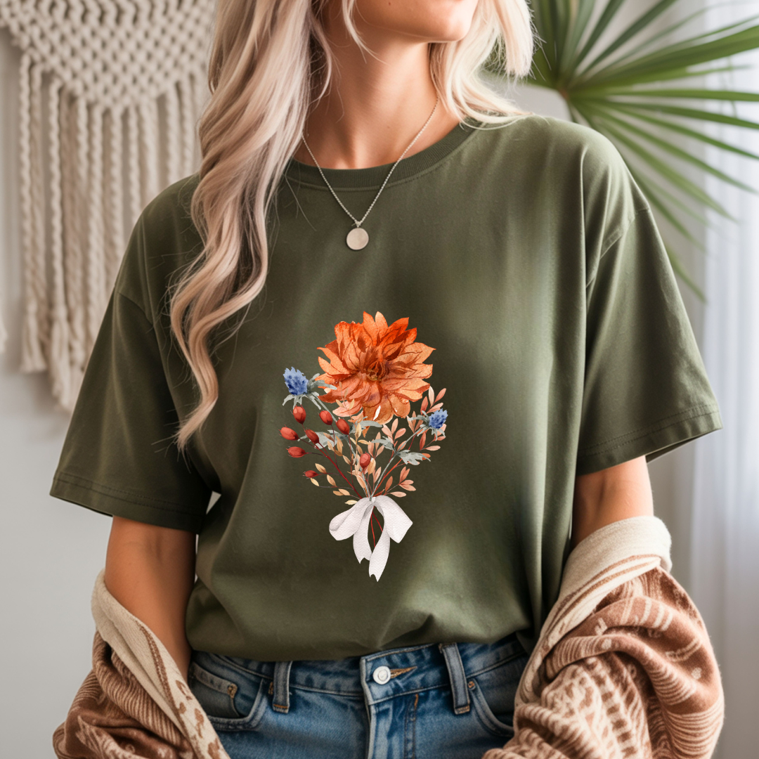 Autumn Flower Bouquet Unisex T-Shirt