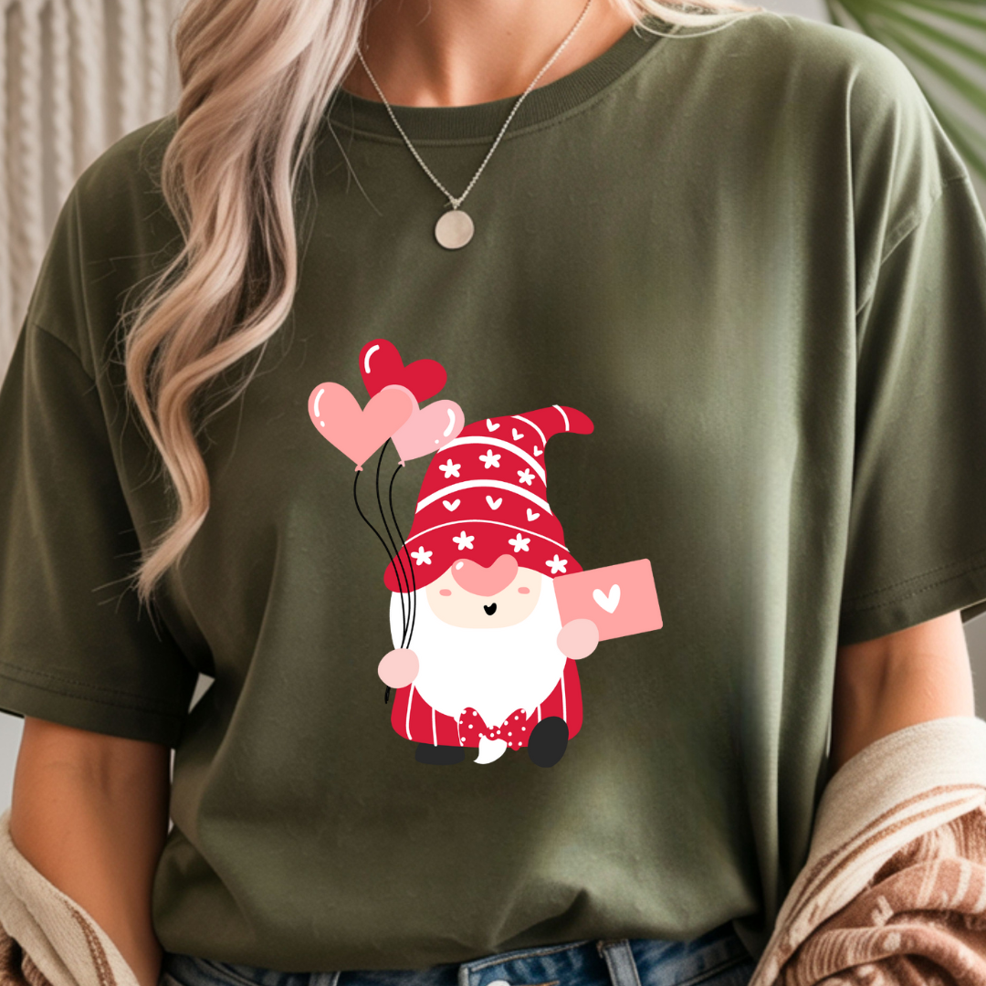 Valentines Gnome - Valentines Day Unisex T-Shirt