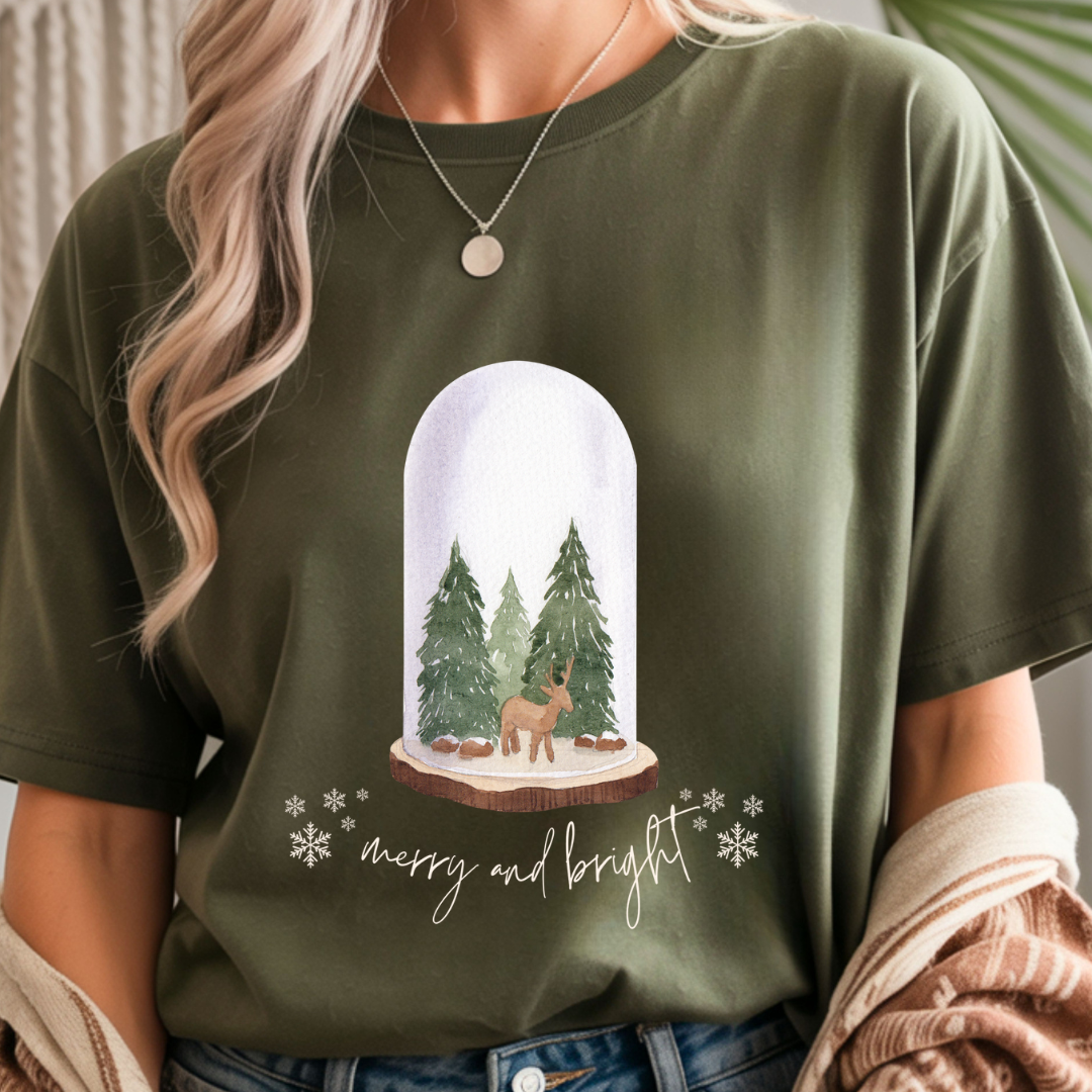 Merry & Bright - Christmas Unisex T-Shirt