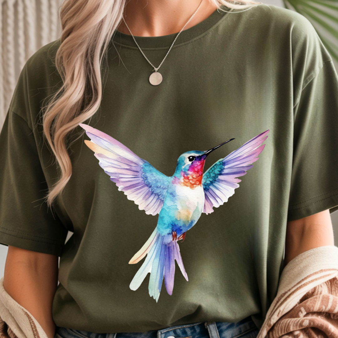 Pastel Hummingbird - Spring Unisex T-Shirt