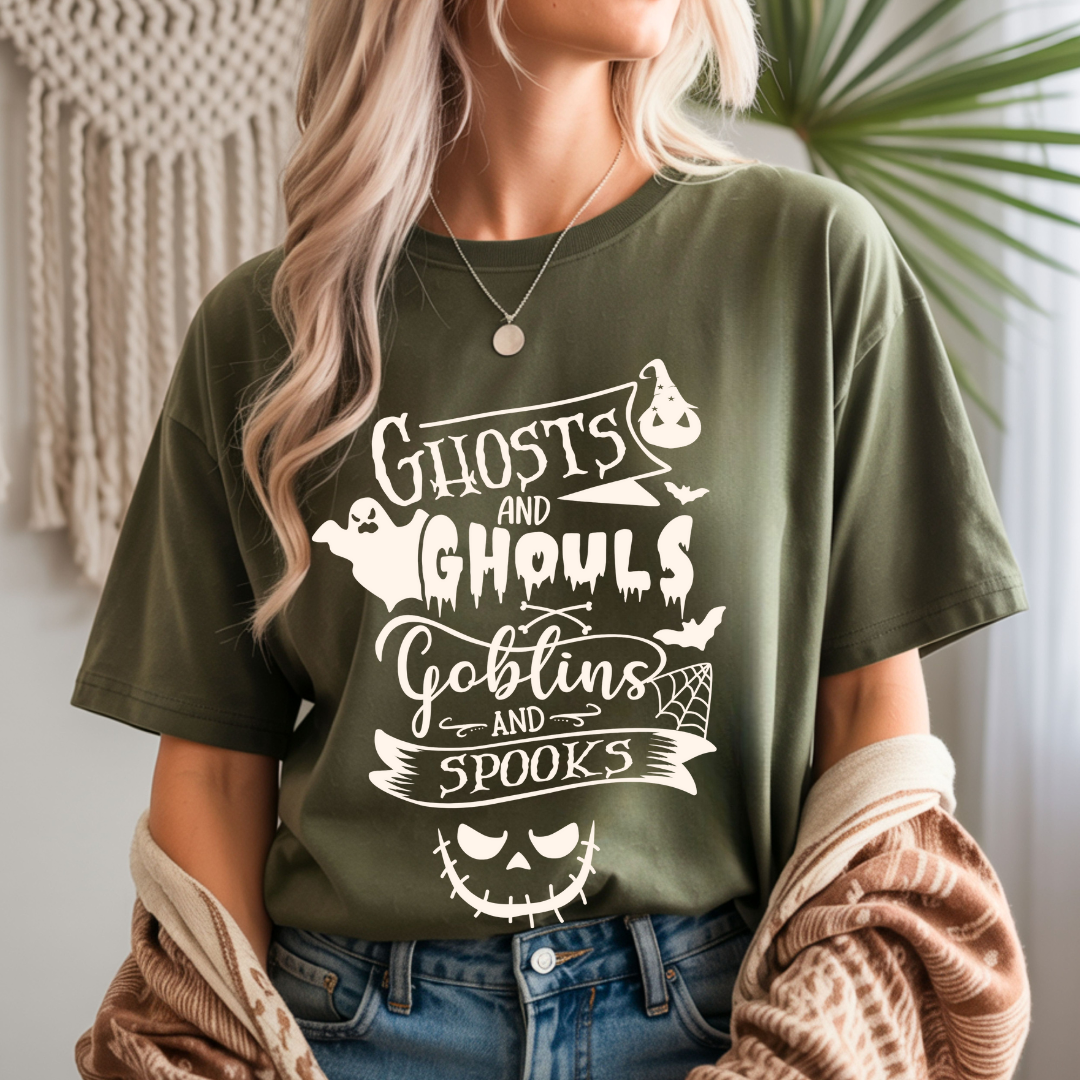 Ghosts, Ghouls - Halloween Unisex T-Shirt