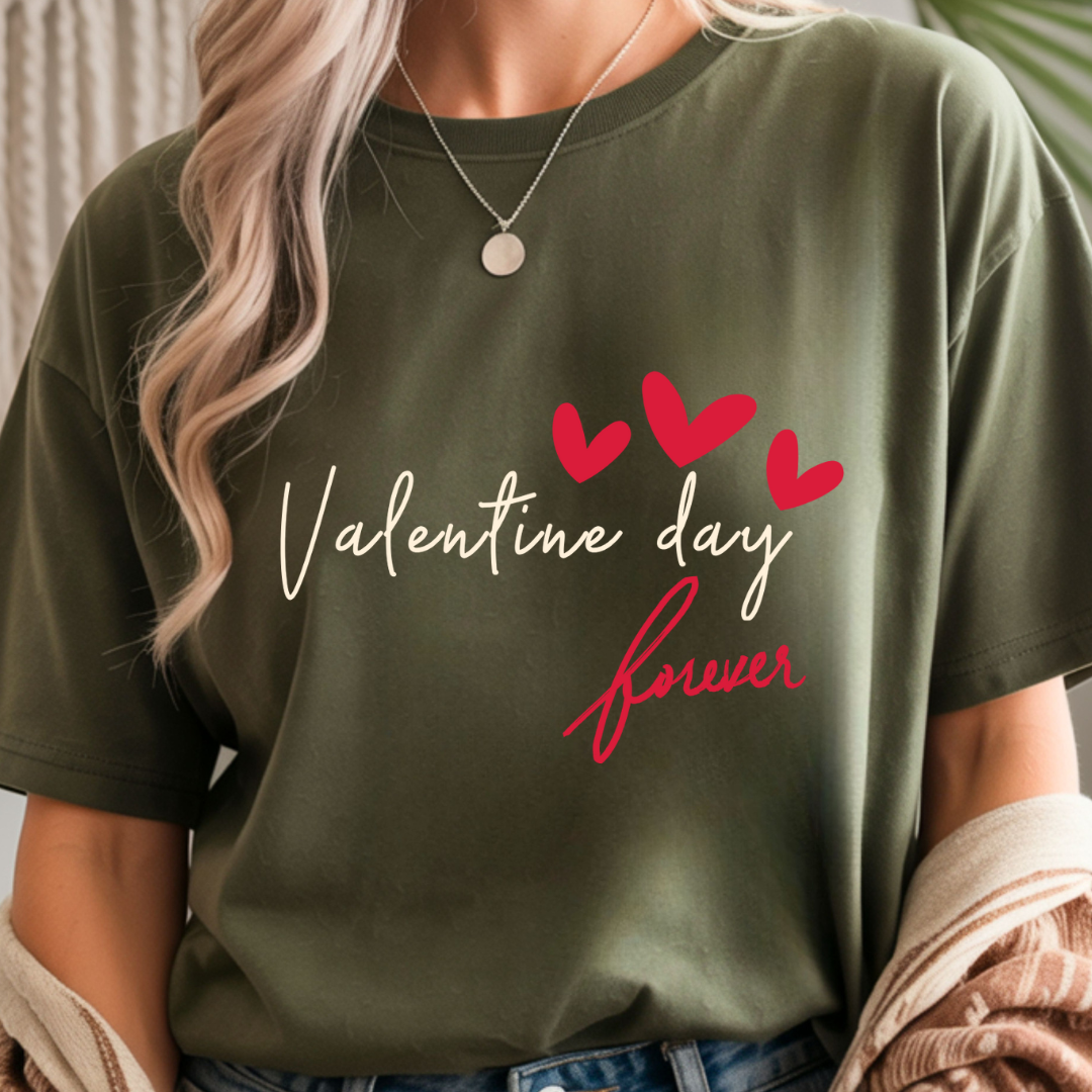 Valentine Day Forever - Valentines Day Unisex T-Shirt