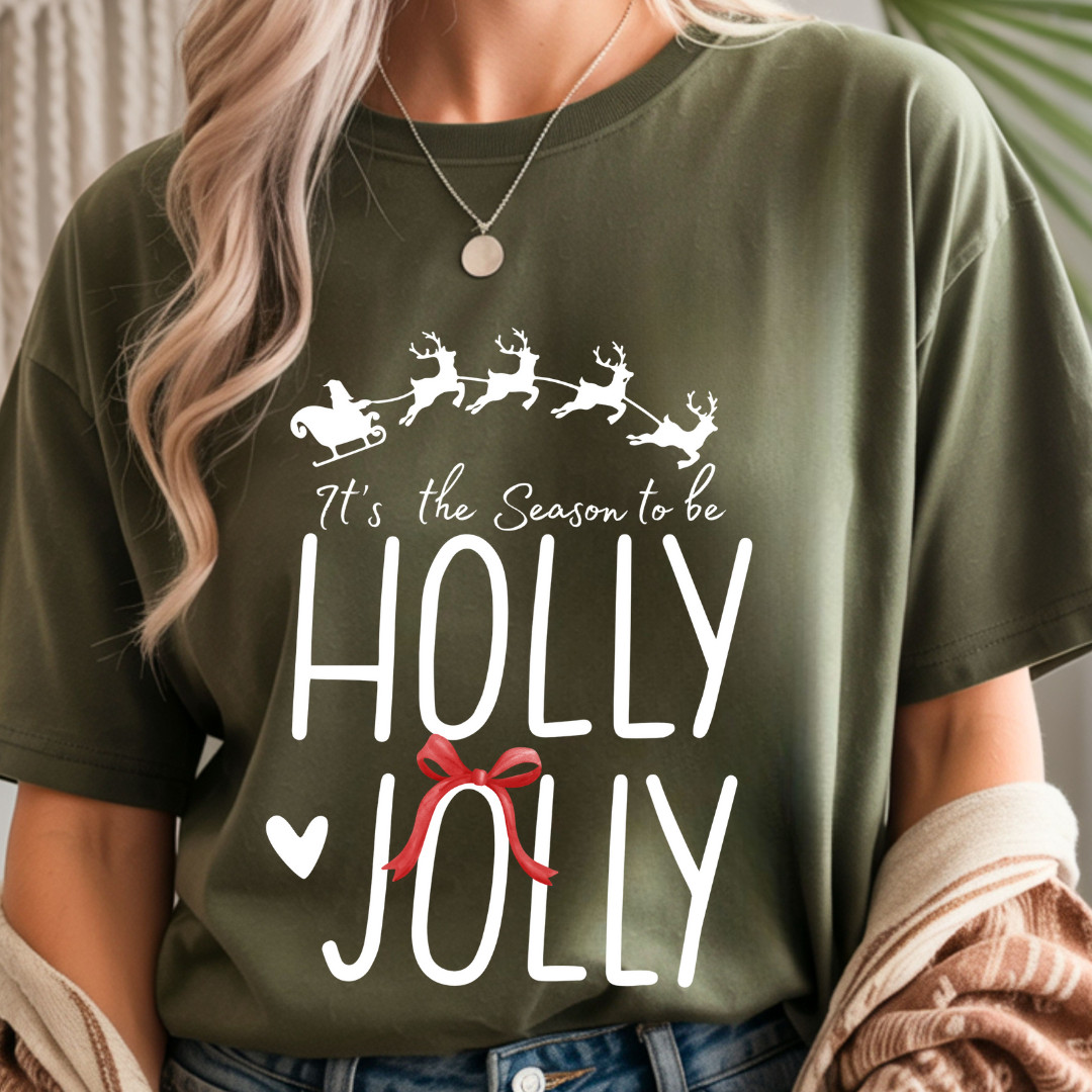 It's the Season to Be Holly Jolly - Winter Unisex T-Shirt