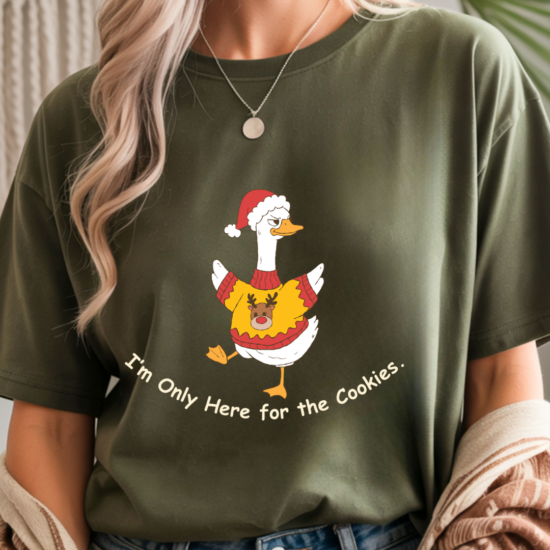 I’m Only Here for the Cookies - Christmas Unisex T-Shirt