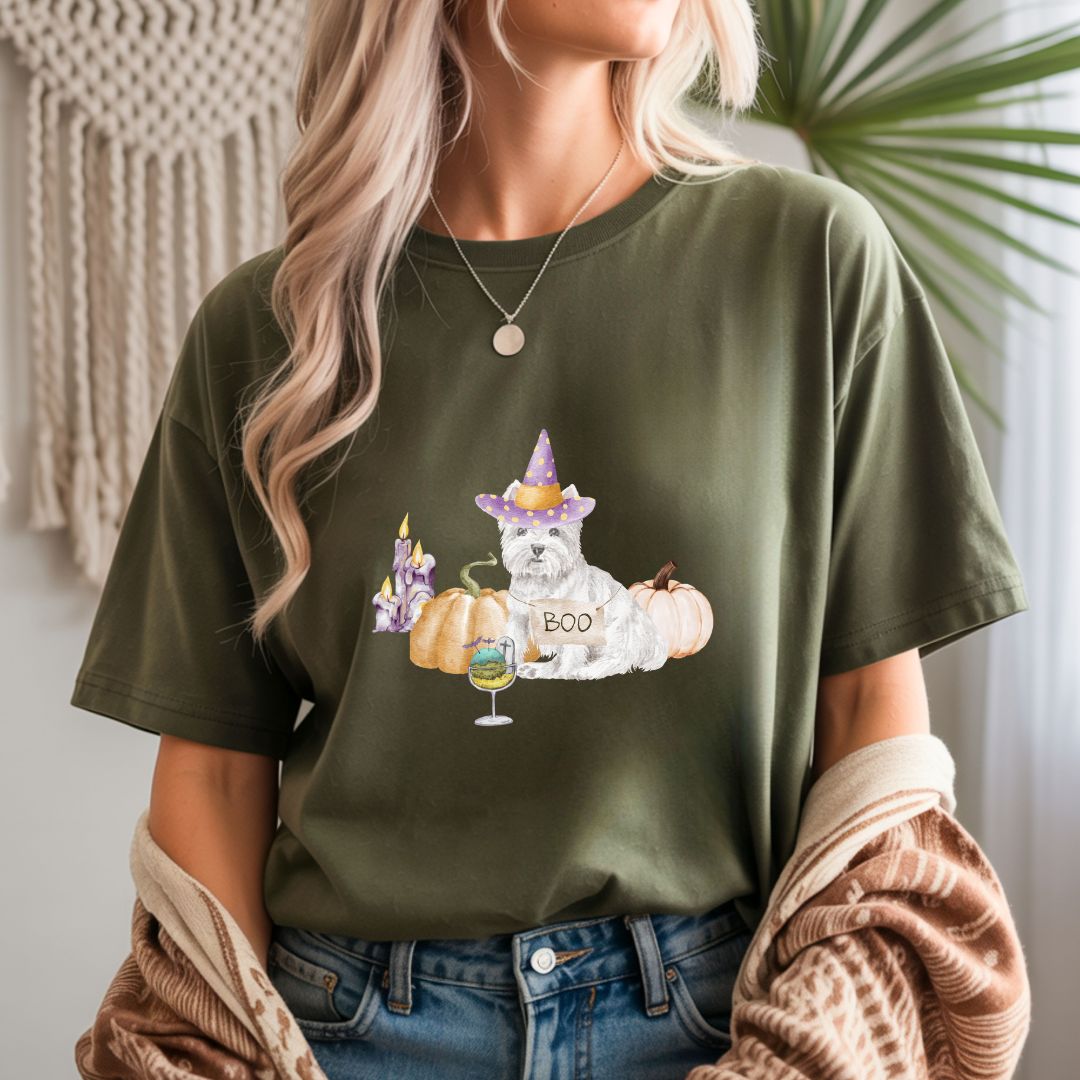 Halloween Party Dog Unisex T-Shirt