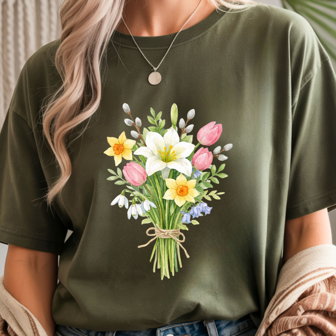 Wildflower Bunch - Spring Unisex T-Shirt