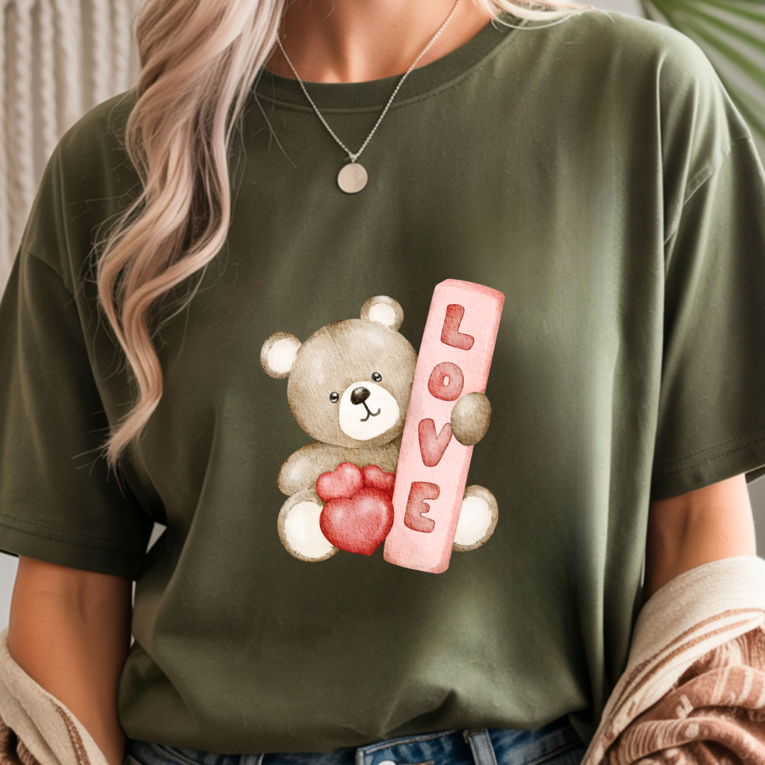 Valentine Bear - Valentines Day Unisex T-Shirt