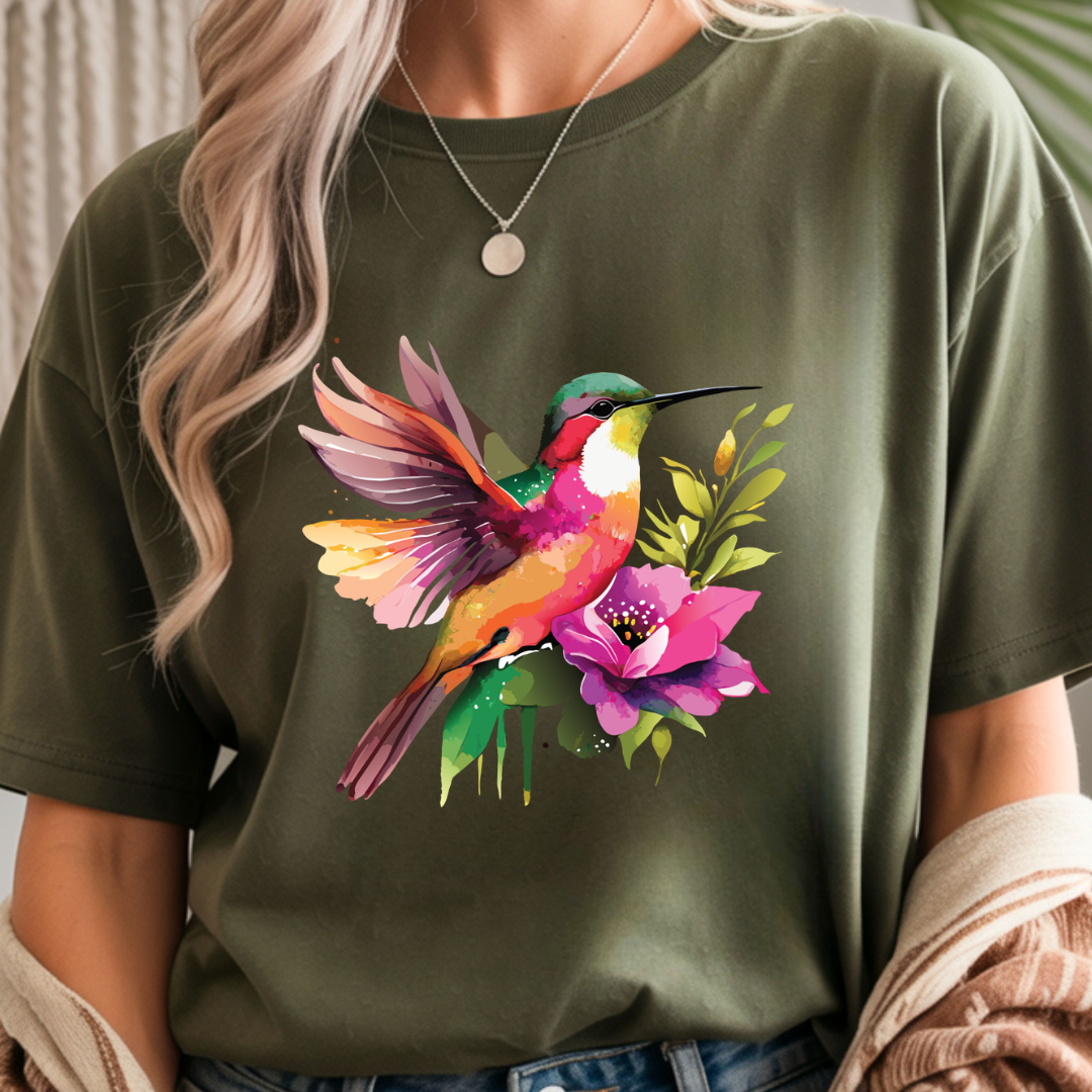 Vivid Hummingbird - Spring Unisex T-Shirt