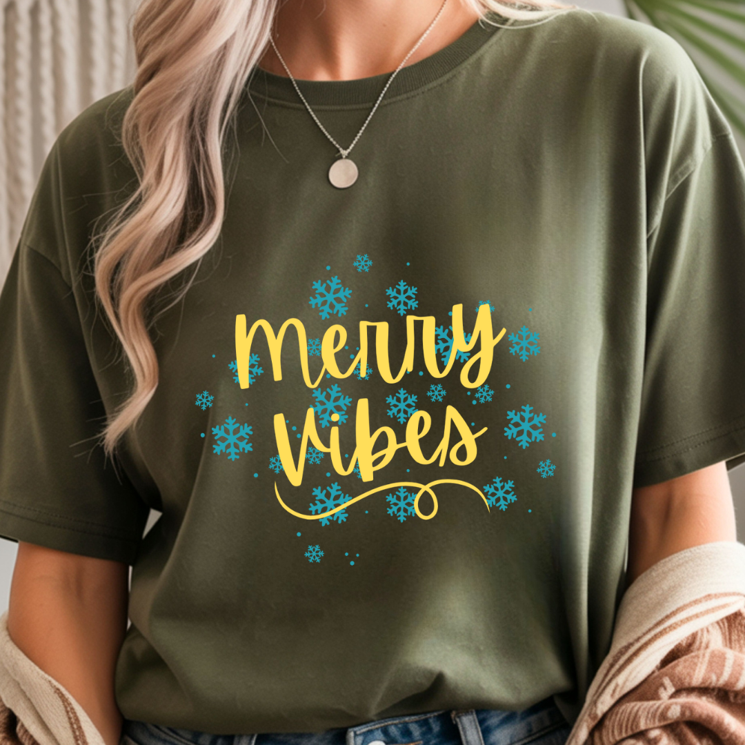 Merry Vibes - Christmas Unisex T-Shirt