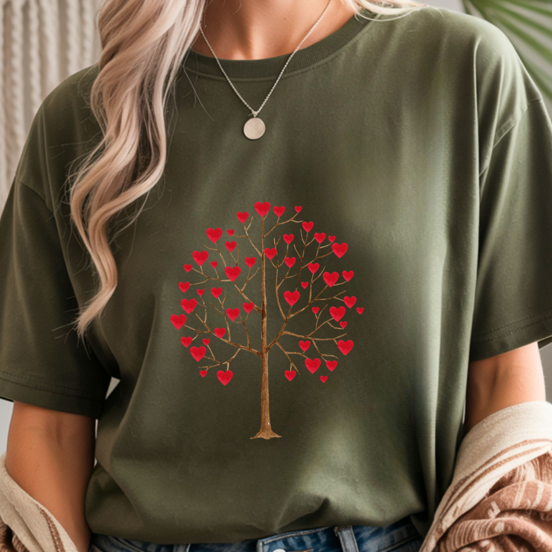 Love Tree - Valentines Day Unisex T-Shirt