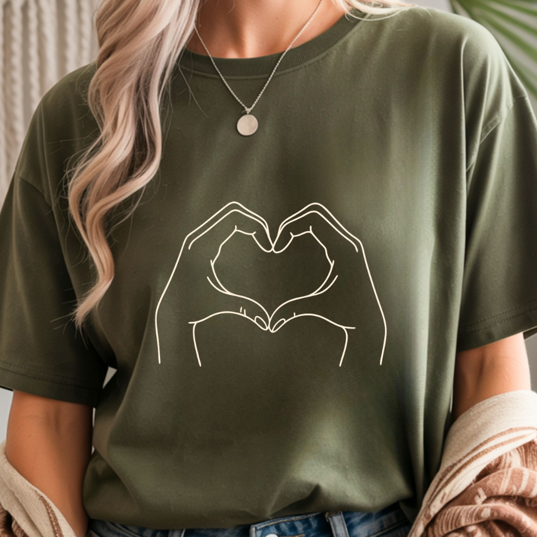 Heart Hands - Valentines Day Unisex T-Shirt