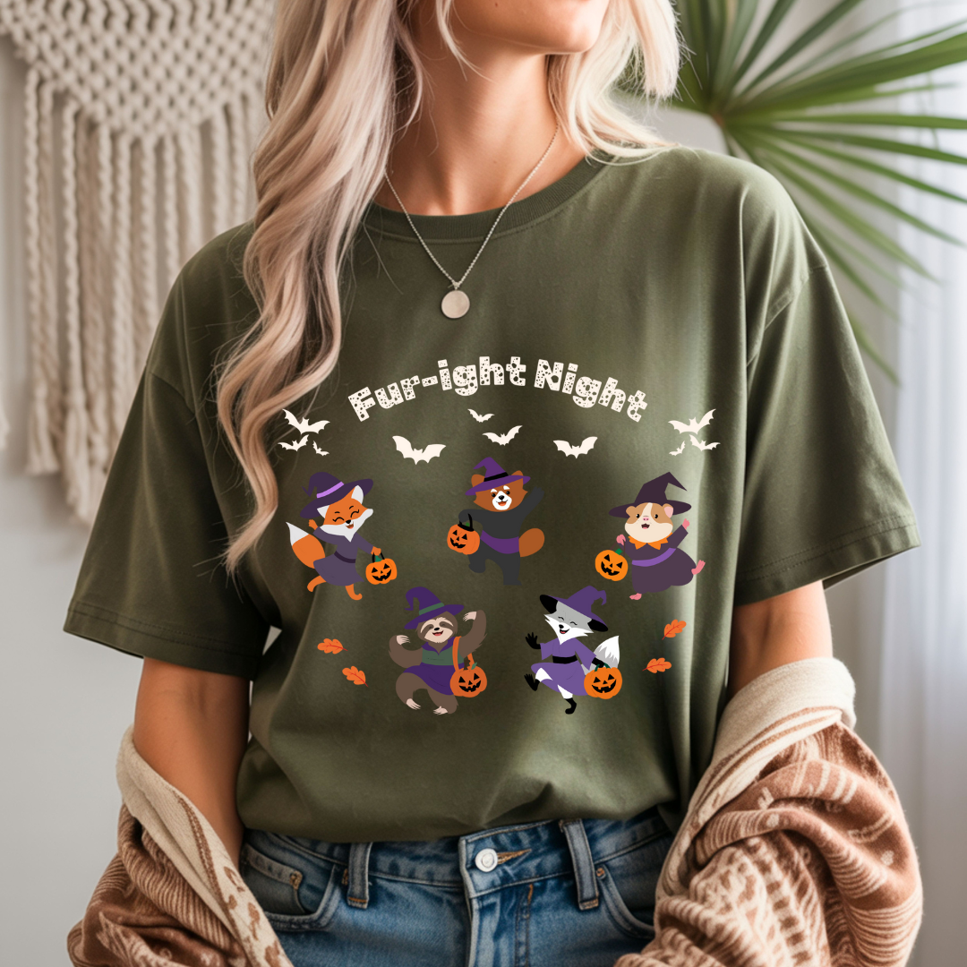 Fur-ight Night - Halloween Unisex T-Shirt