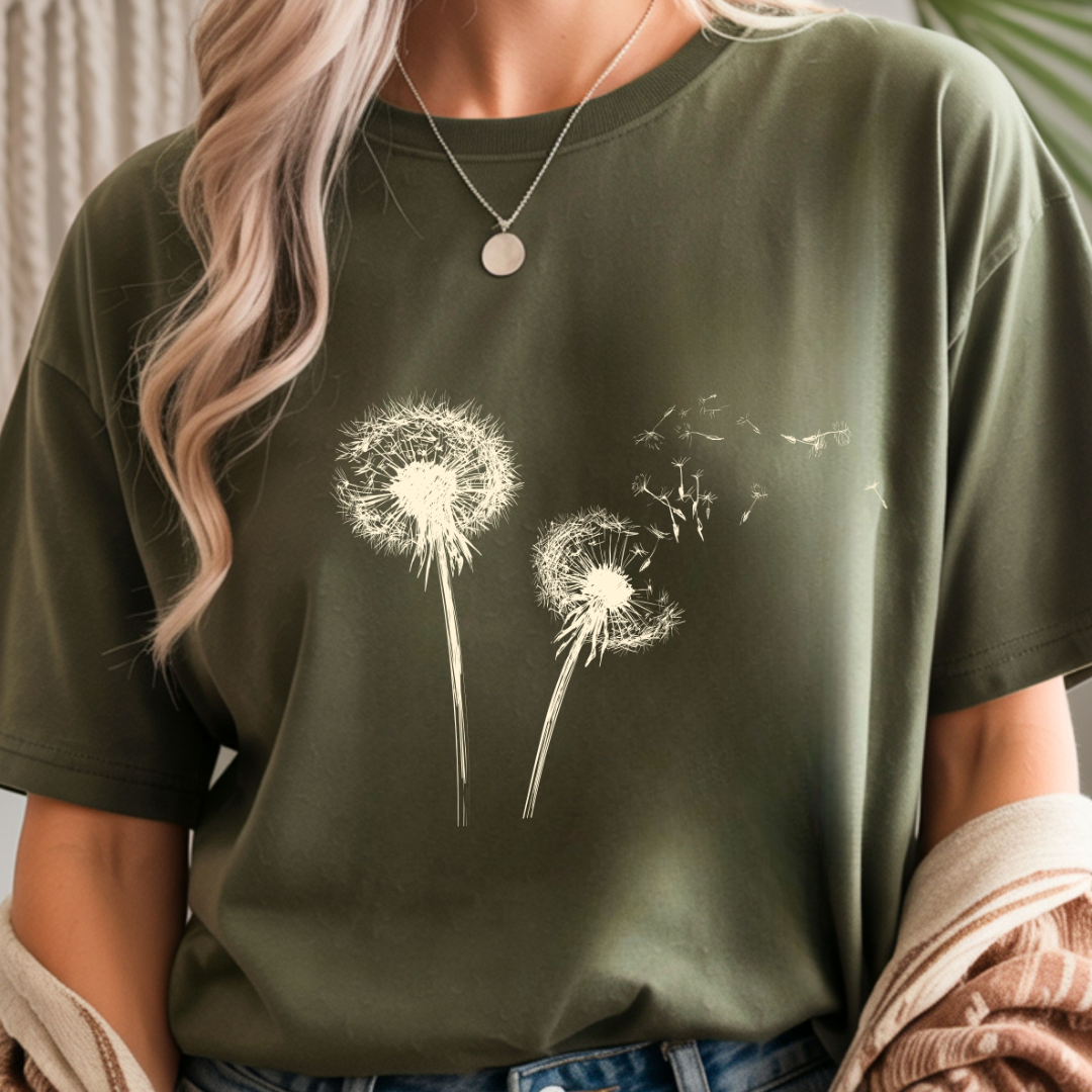 Dandelion Seeds - Spring Unisex T-Shirt