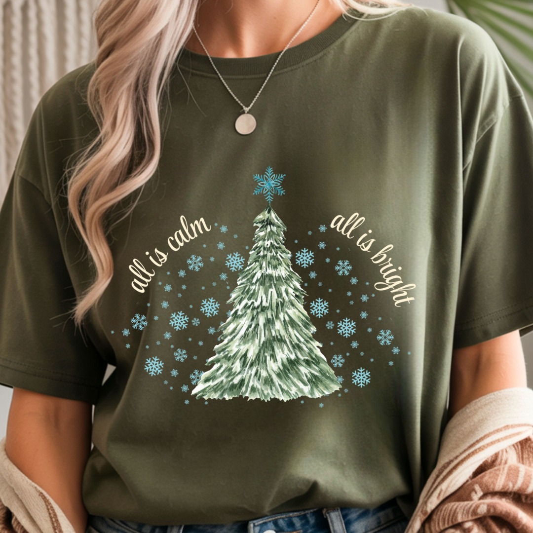 All is calm - All is bright - Winter Unisex T-Shirt