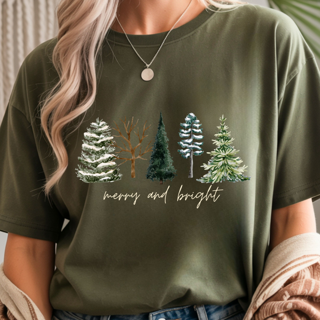 Merry and Bright - Winter Unisex T-Shirt