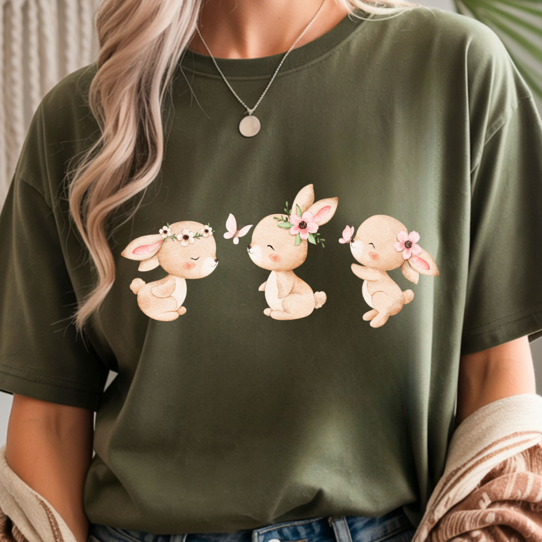 Cute Bunnies - Spring Unisex T-Shirt