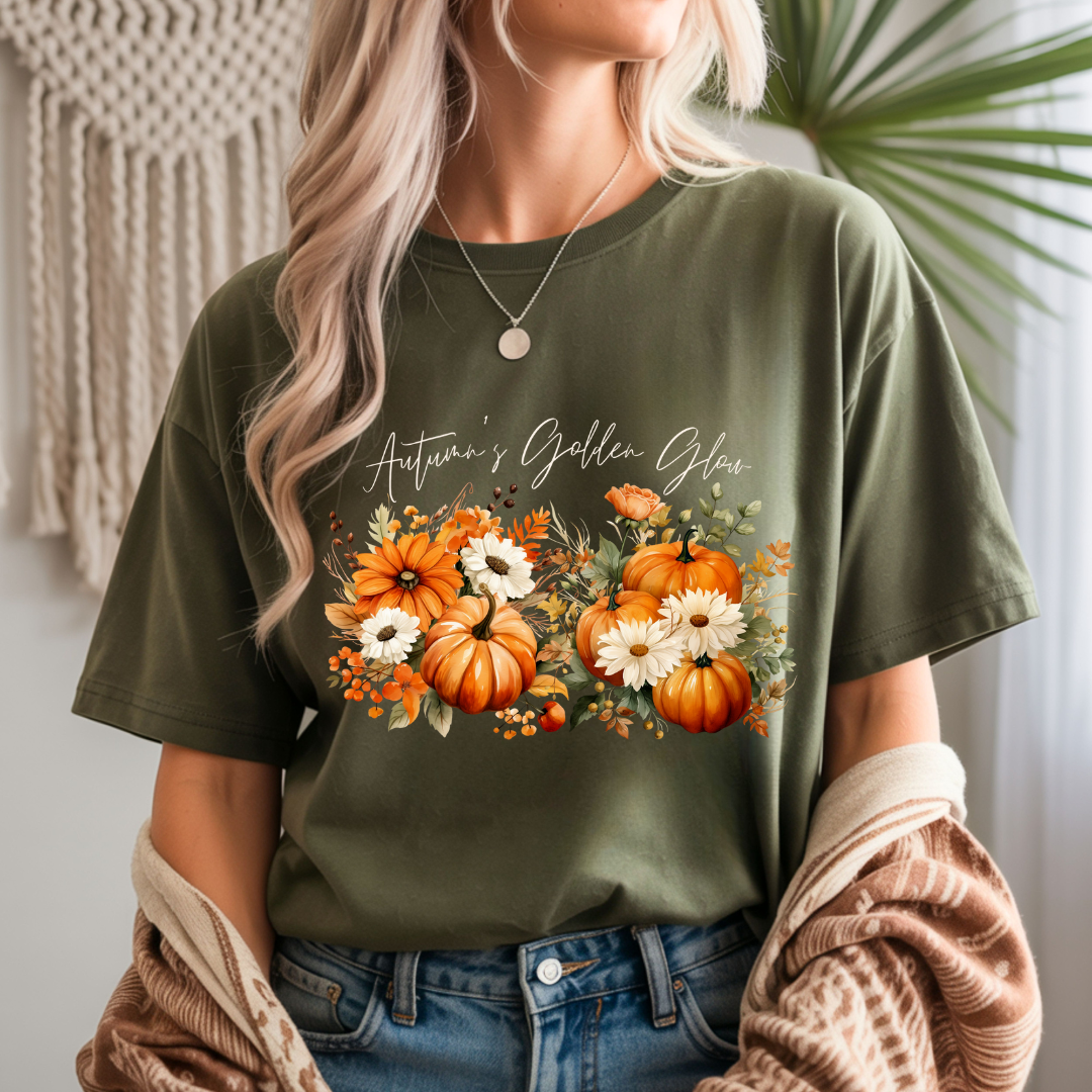 Autumn's Golden Glow - Fall Unisex T-Shirt
