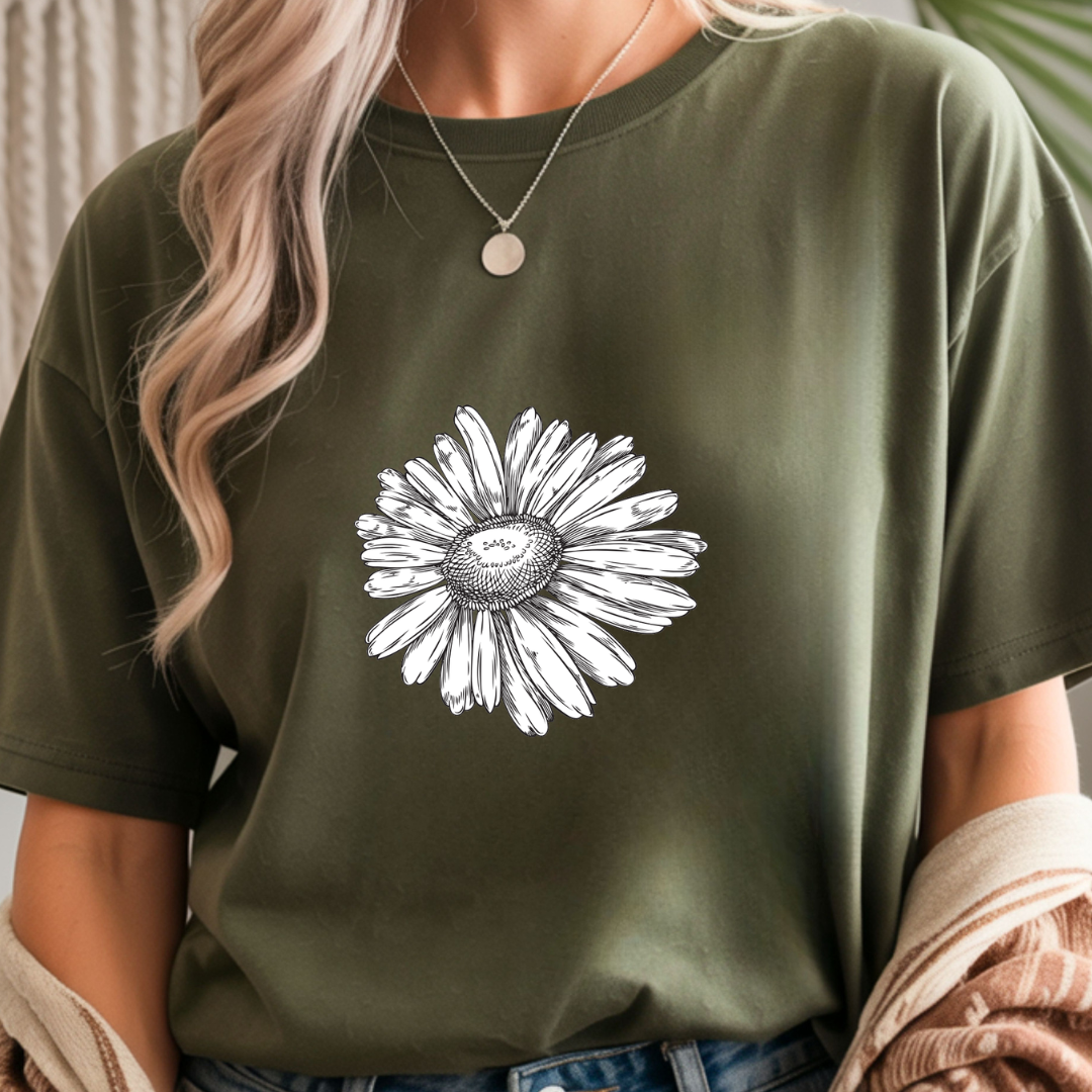 Oversized Daisy - Spring Unisex T-Shirt