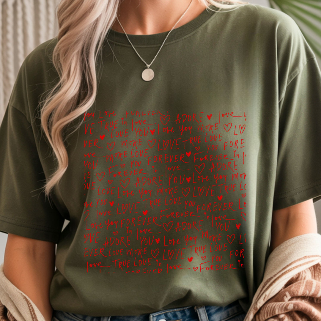 Love Words - Valentines Day Unisex T-Shirt