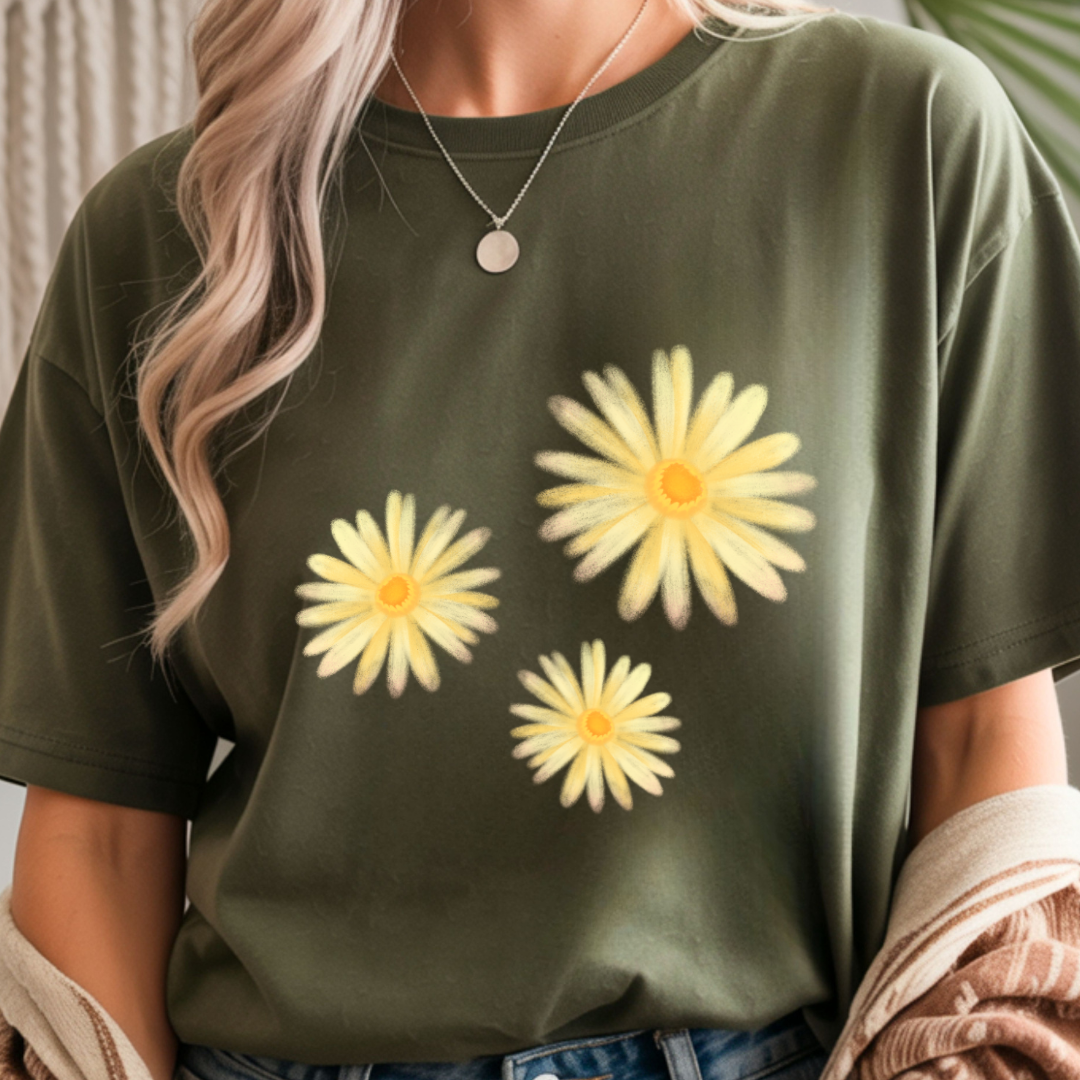 Yellow Daisies - Spring Unisex T-Shirt