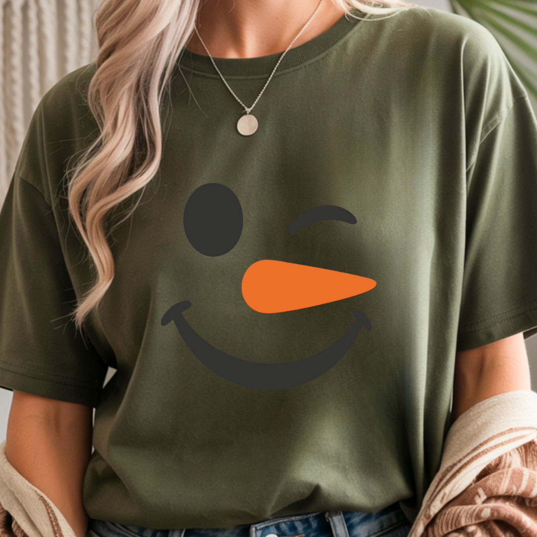 Happy Snowman - Winter Unisex T-Shirt