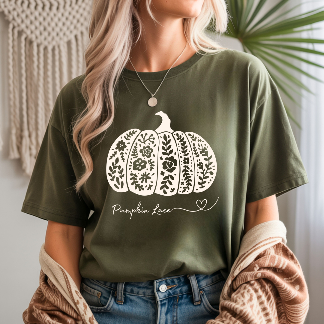 Pumpkin Lace Unisex Softstyle T-Shirt