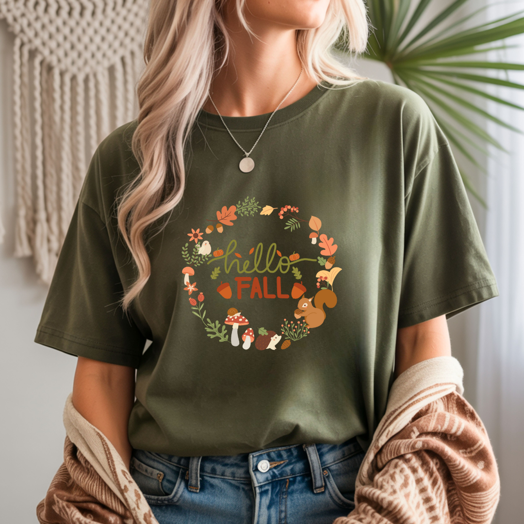 Hello Fall Unisex T-Shirt