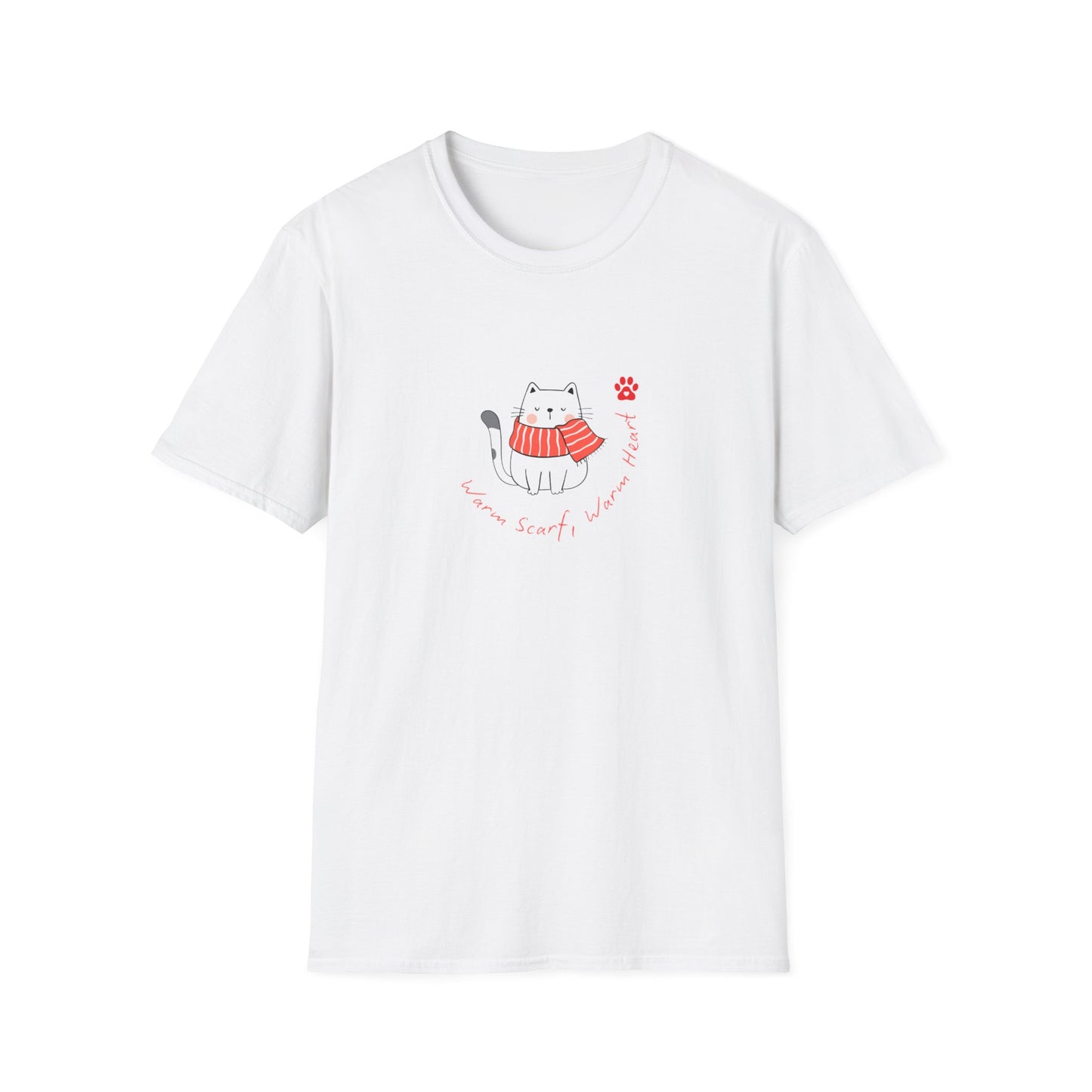 Warm Scarf, Warm Heart - Winter Unisex T-Shirt