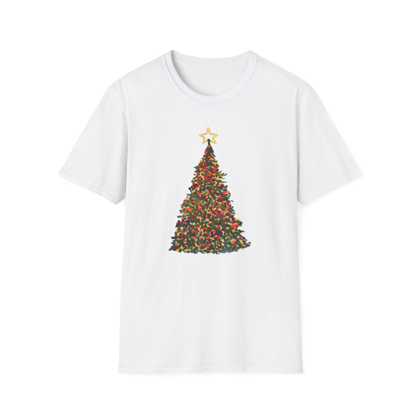 Shiny Christmas Tree - Christmas Unisex T-Shirt