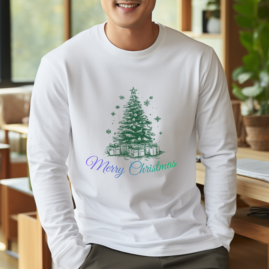 Merry Christmas - Winter Unisex Jersey Long Sleeve Tee