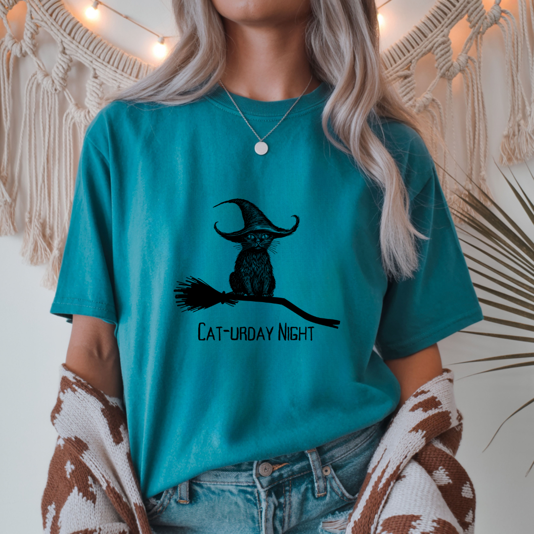 Cat-urday Night Unisex T-Shirt