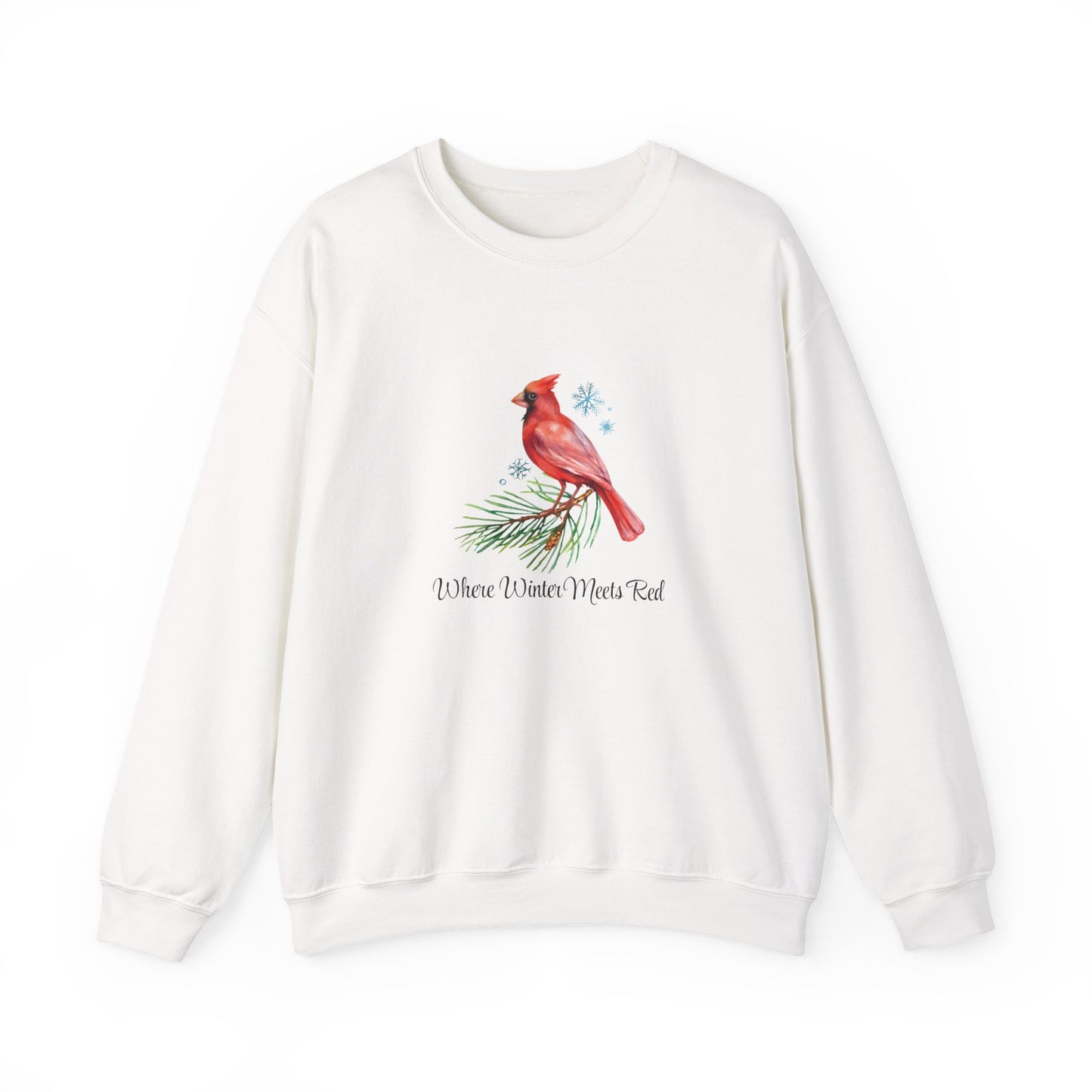 Where Winter Meets Red - Winter Unisex Crewneck™