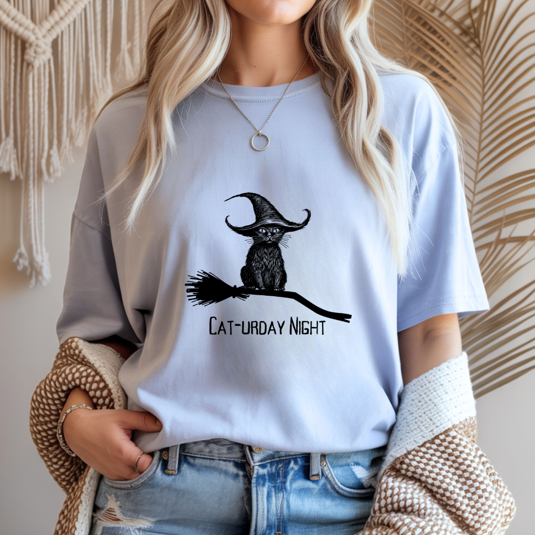Cat-urday Night Unisex T-Shirt