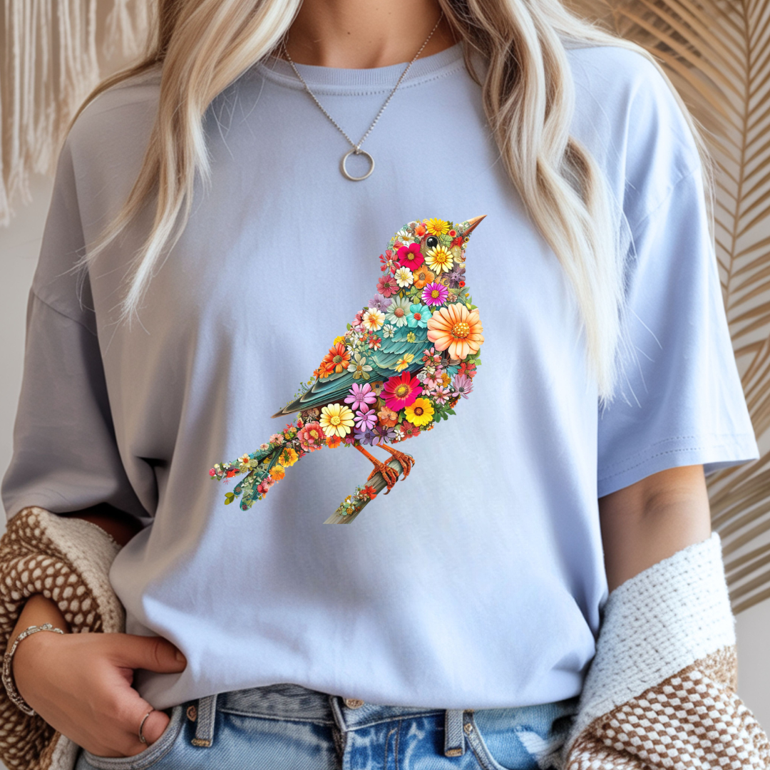Blossom Bird - Spring Unisex T-Shirt