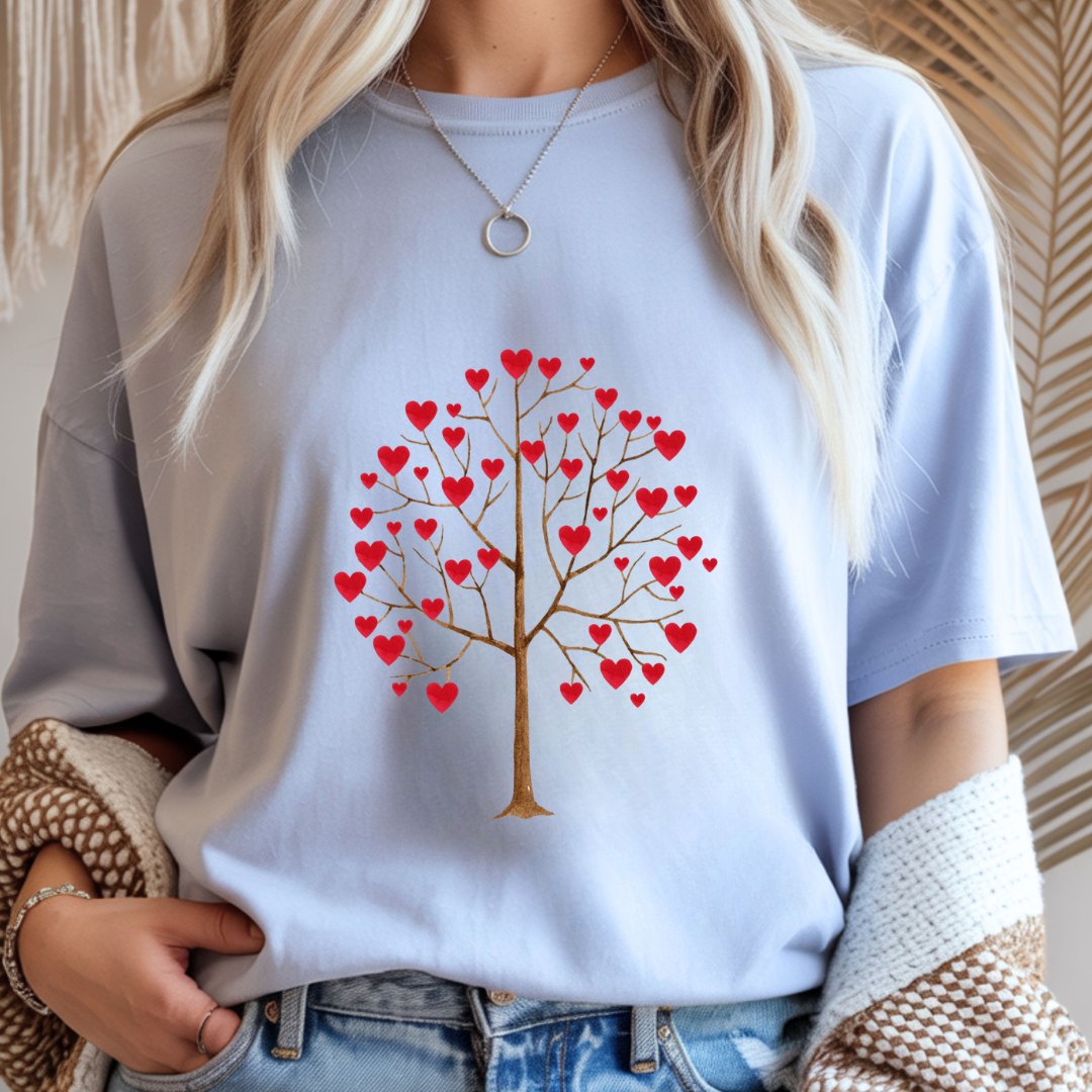 Love Tree - Valentines Day Unisex T-Shirt
